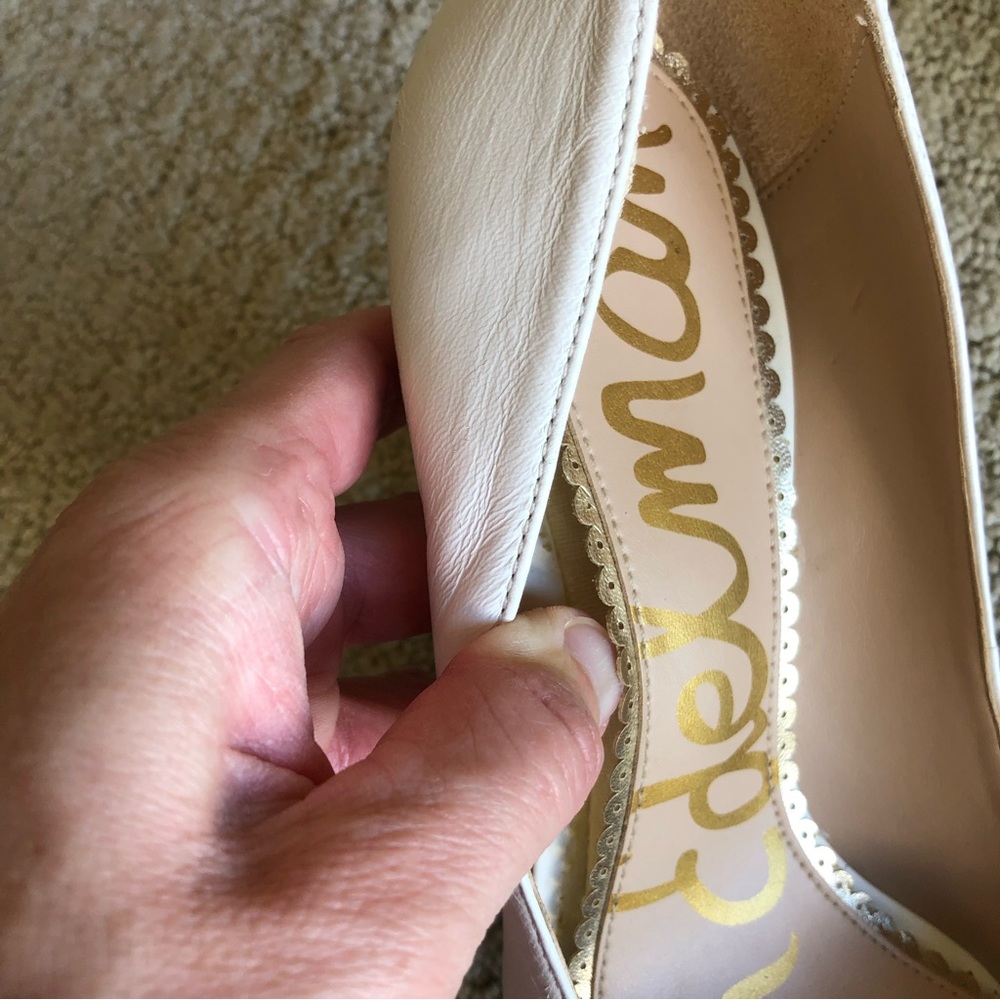 Sam Edelman Hazel White Leather Pumps - Picture 5 of 13